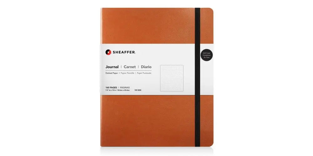 Sheaffer® Dotted Large Journal in Caramel Brown - crosspenmall.com