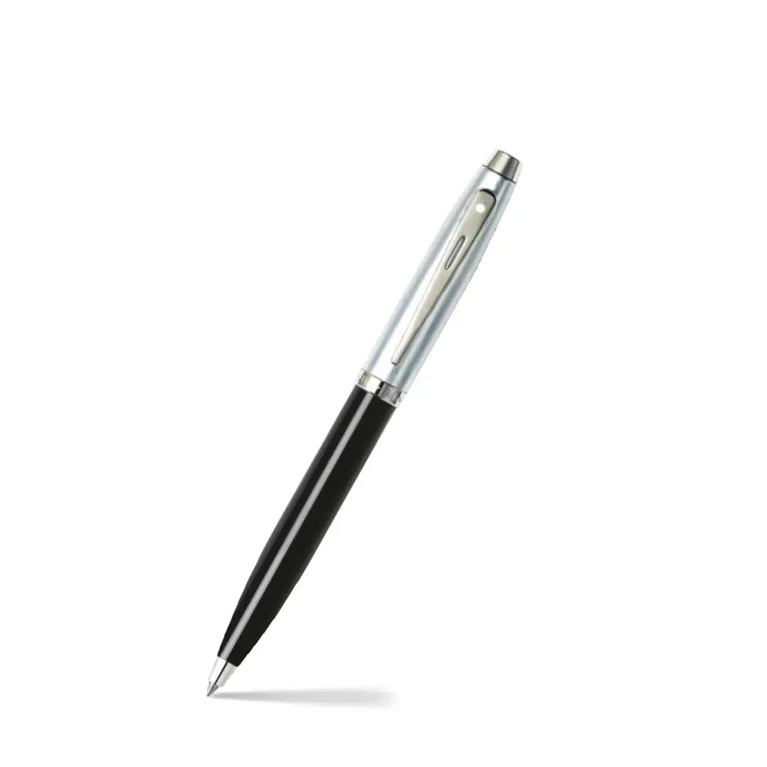 Sheaffer® Gift Set ft. Glossy Black S100 9313 Ballpoint Pen with Chrome Trim and Medium Notebook - My Store