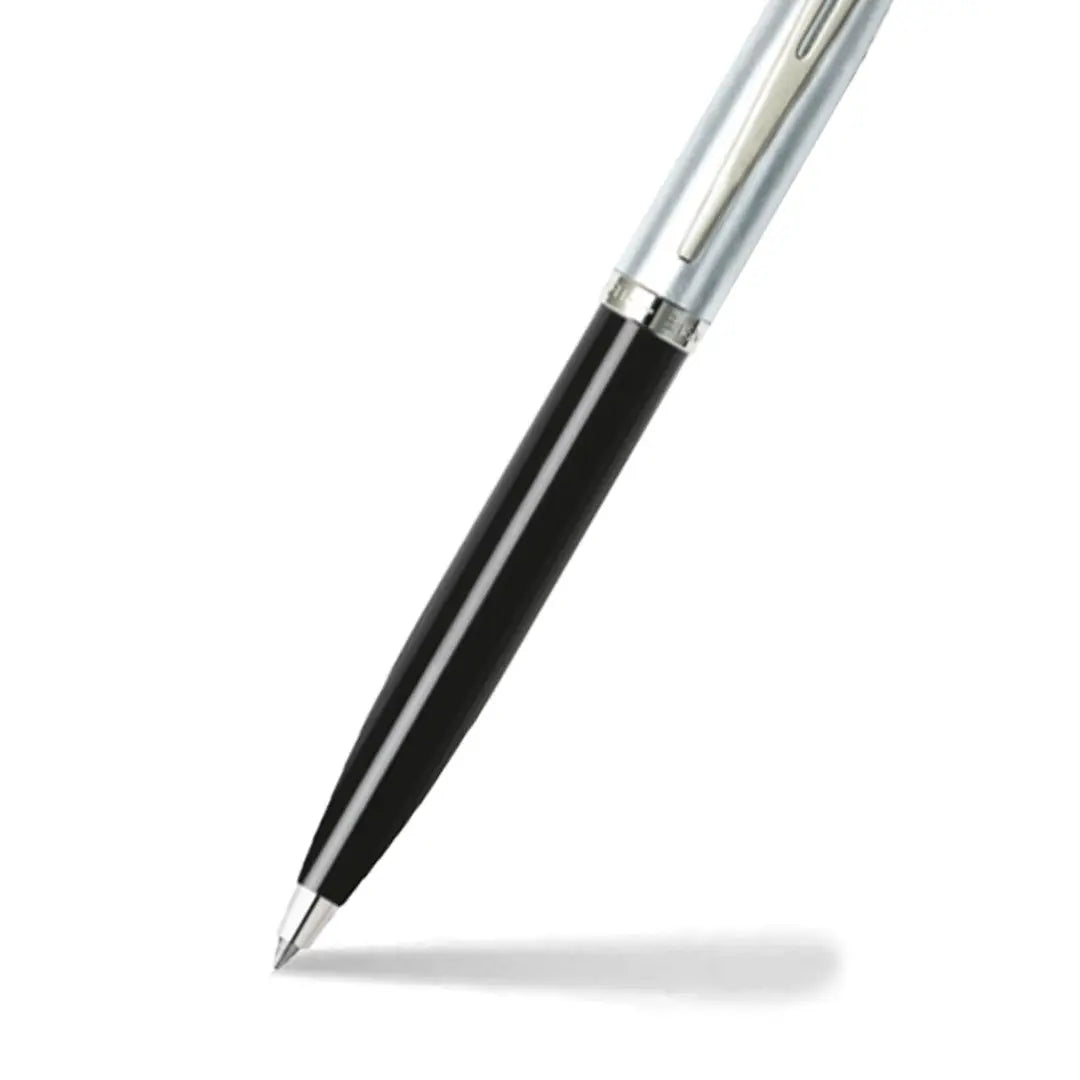 Sheaffer® Gift Set ft. Glossy Black S100 9313 Ballpoint Pen with Chrome Trim and Medium Notebook - My Store