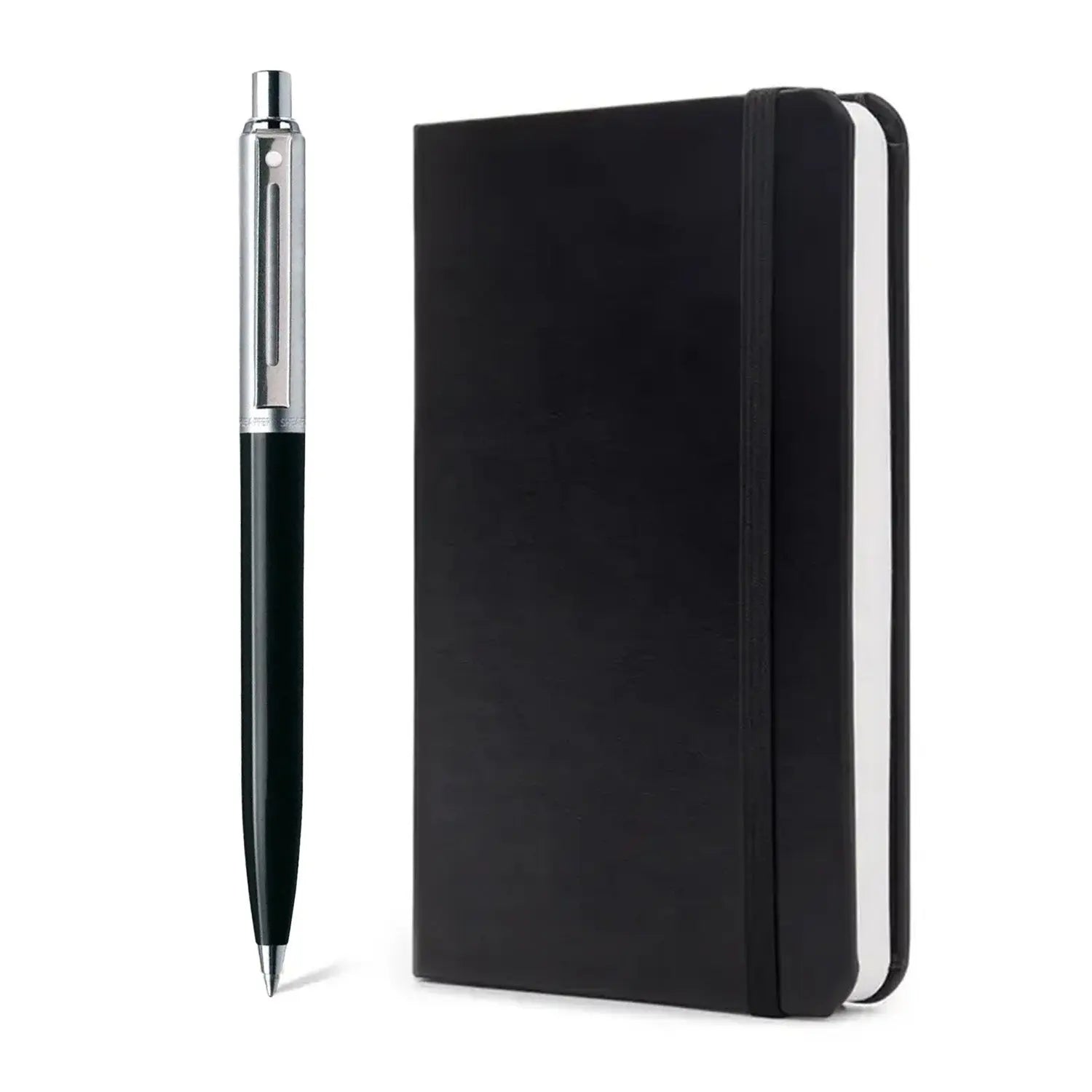 Sheaffer® Giftset Sentinel Black 321 Ballpoint Pen and Medium Notebook Black Hangsell - My Store