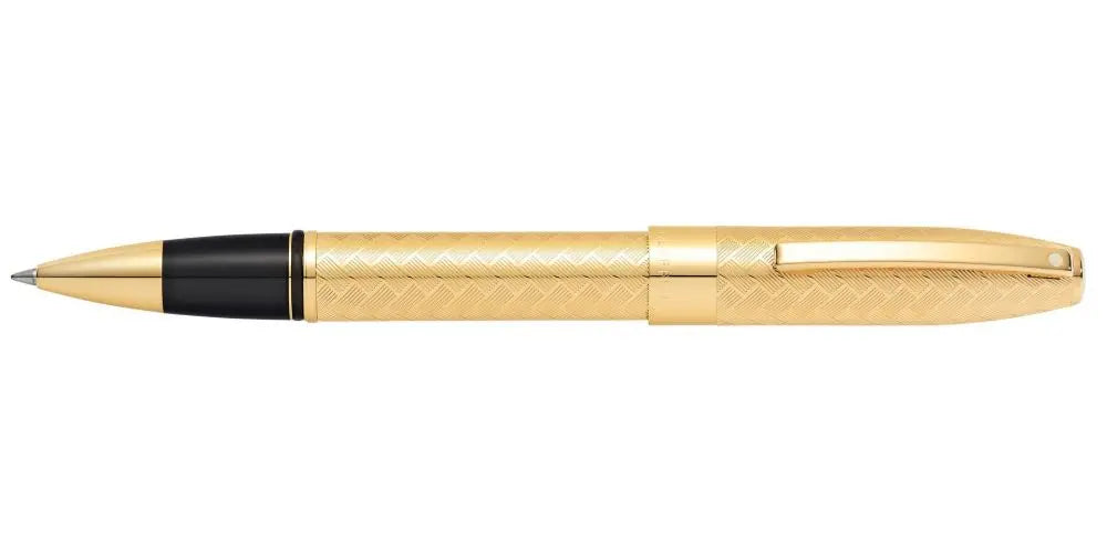 Sheaffer® Legacy 23KT Gold-plated Rollerball Pen with Engraved Chevron Pattern - crosspenmall.com