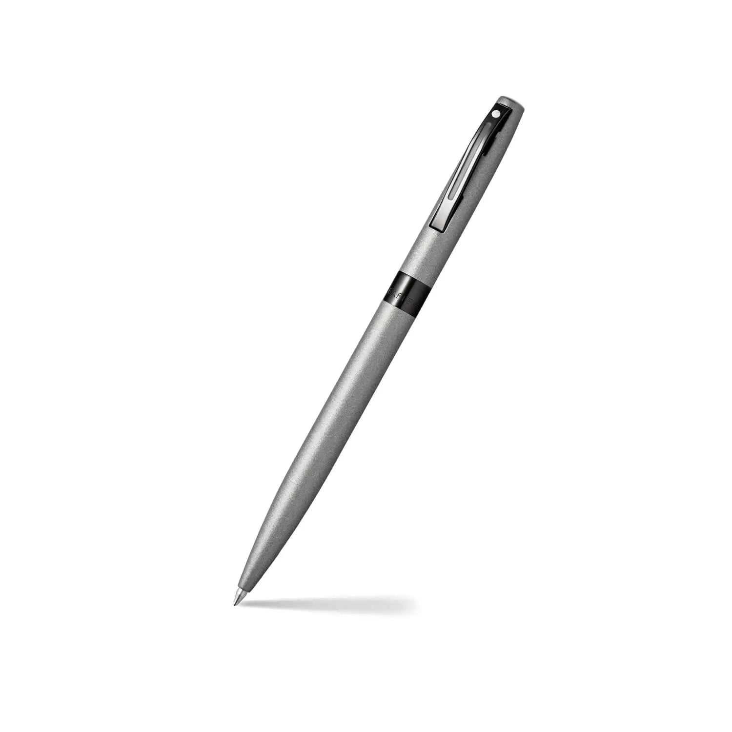 Sheaffer® REMINDER 9019 Matte Gray Ballpoint Pen With Black PVD Trim - My Store