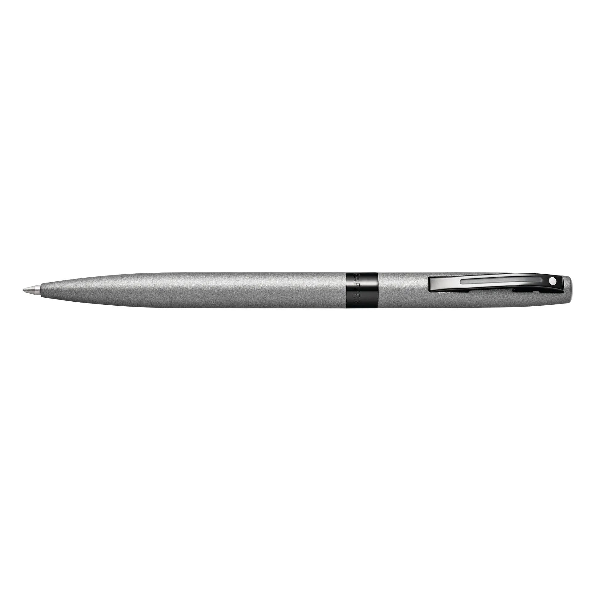 Sheaffer® REMINDER 9019 Matte Gray Ballpoint Pen With Black PVD Trim - My Store