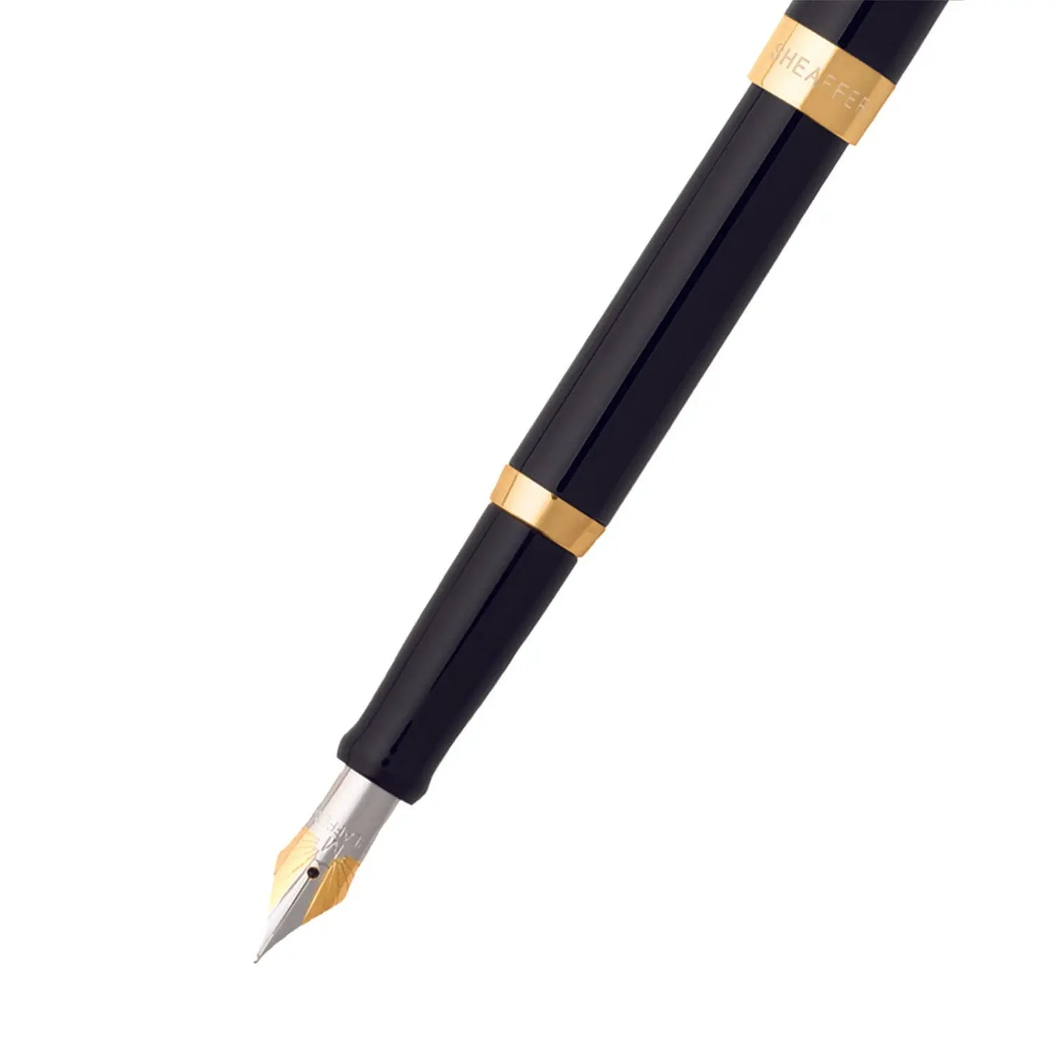 Sheaffer® SAGARIS 9471 Gloss Black Fountain Pen With Gold Tone Trim - Medium - My Store