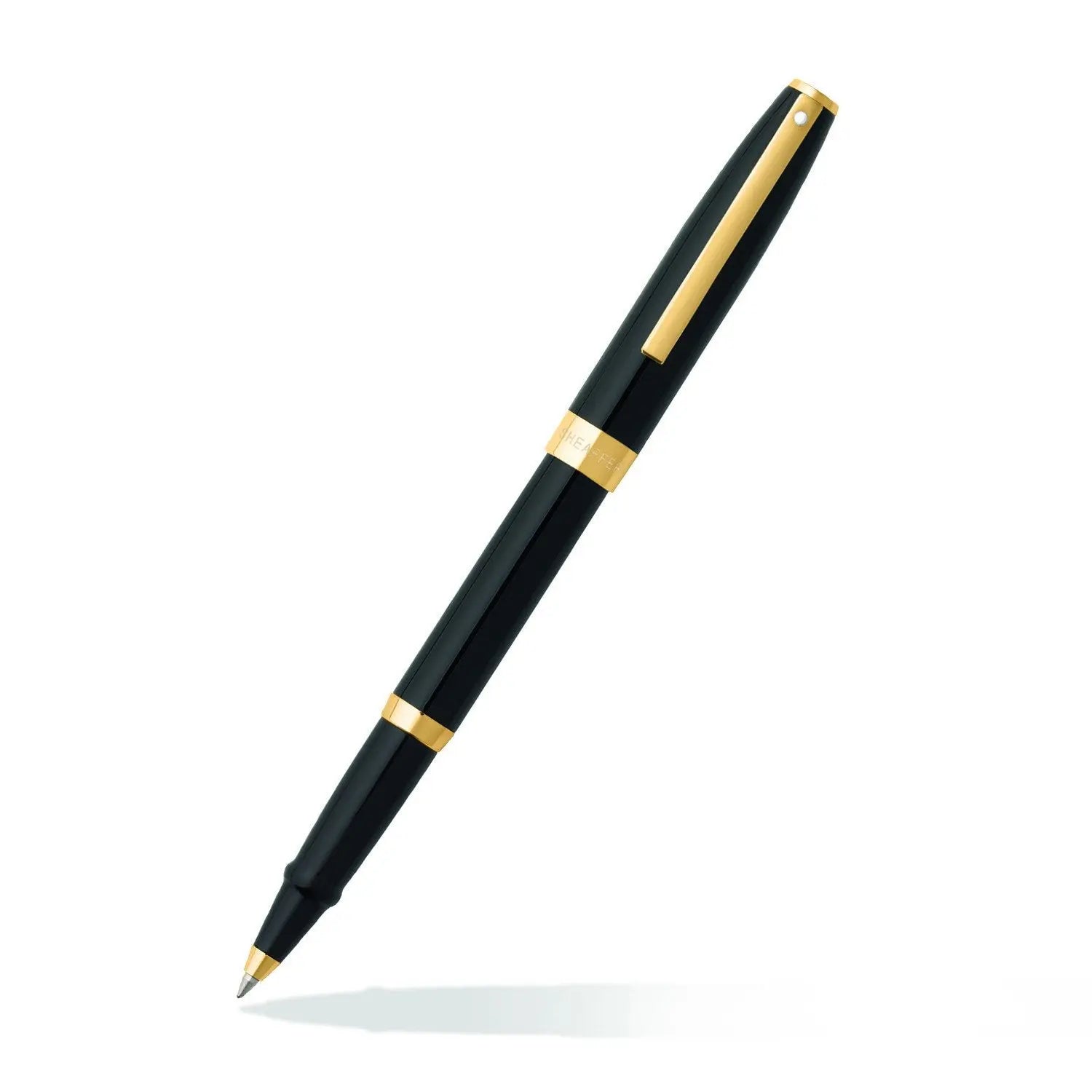 Sheaffer® SAGARIS 9471 Gloss Black Rollerball Pen With Gold Tone Trim - My Store