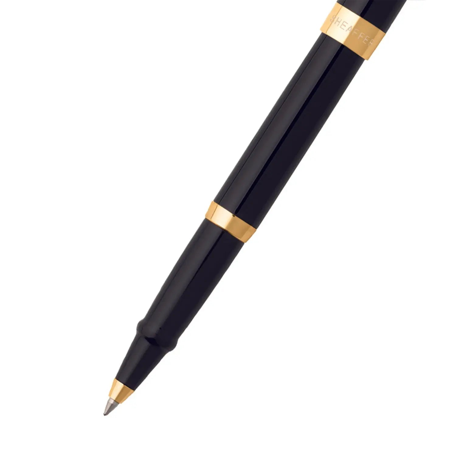 Sheaffer® SAGARIS 9471 Gloss Black Rollerball Pen With Gold Tone Trim - My Store