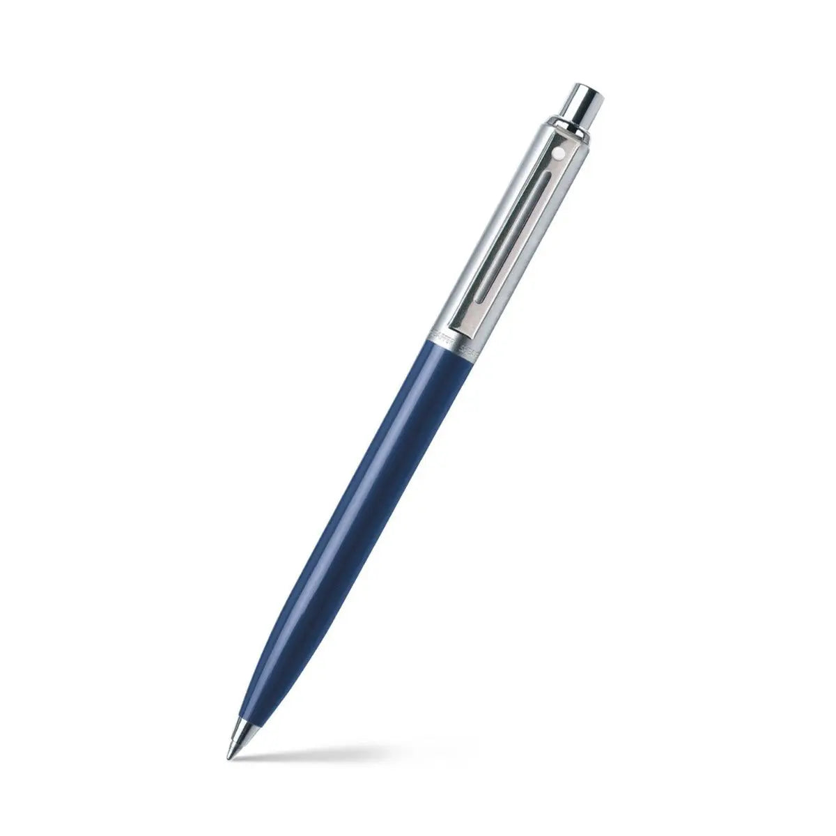 Sheaffer® Sentinel Blue and Chrome Ballpoint Pen With Chrome Trims - My Store