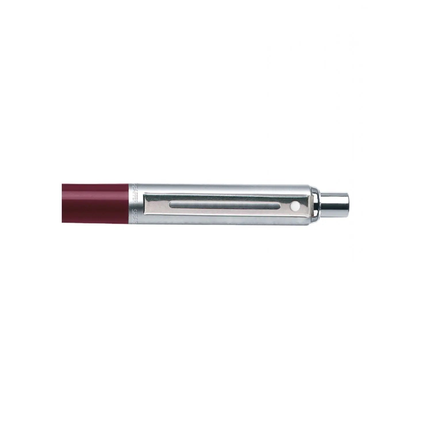 Sheaffer® Sentinel Burgandy and Chrome Ballpoint Pen With Chrome Trims - My Store