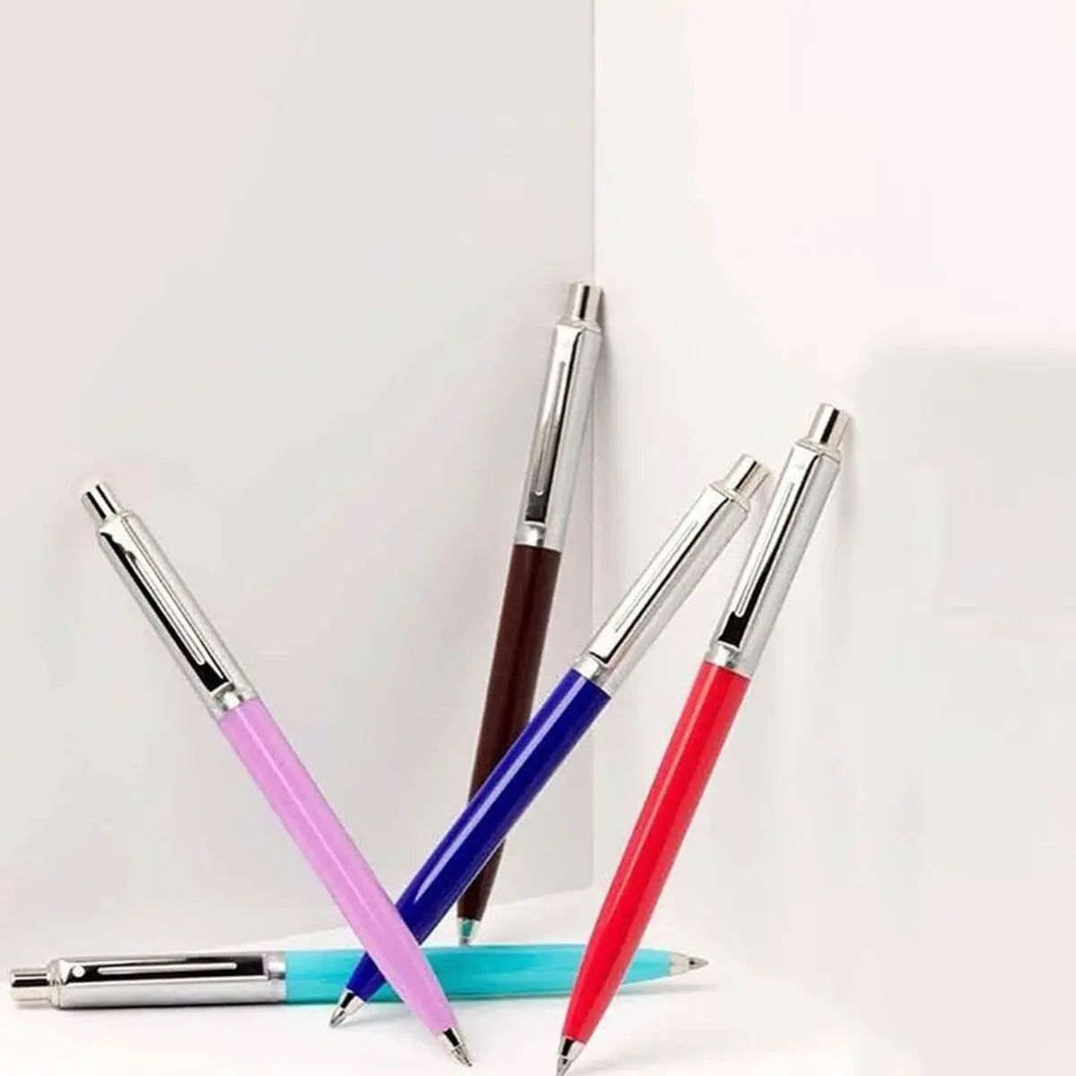 Sheaffer® Sentinel Burgandy and Chrome Ballpoint Pen With Chrome Trims - My Store