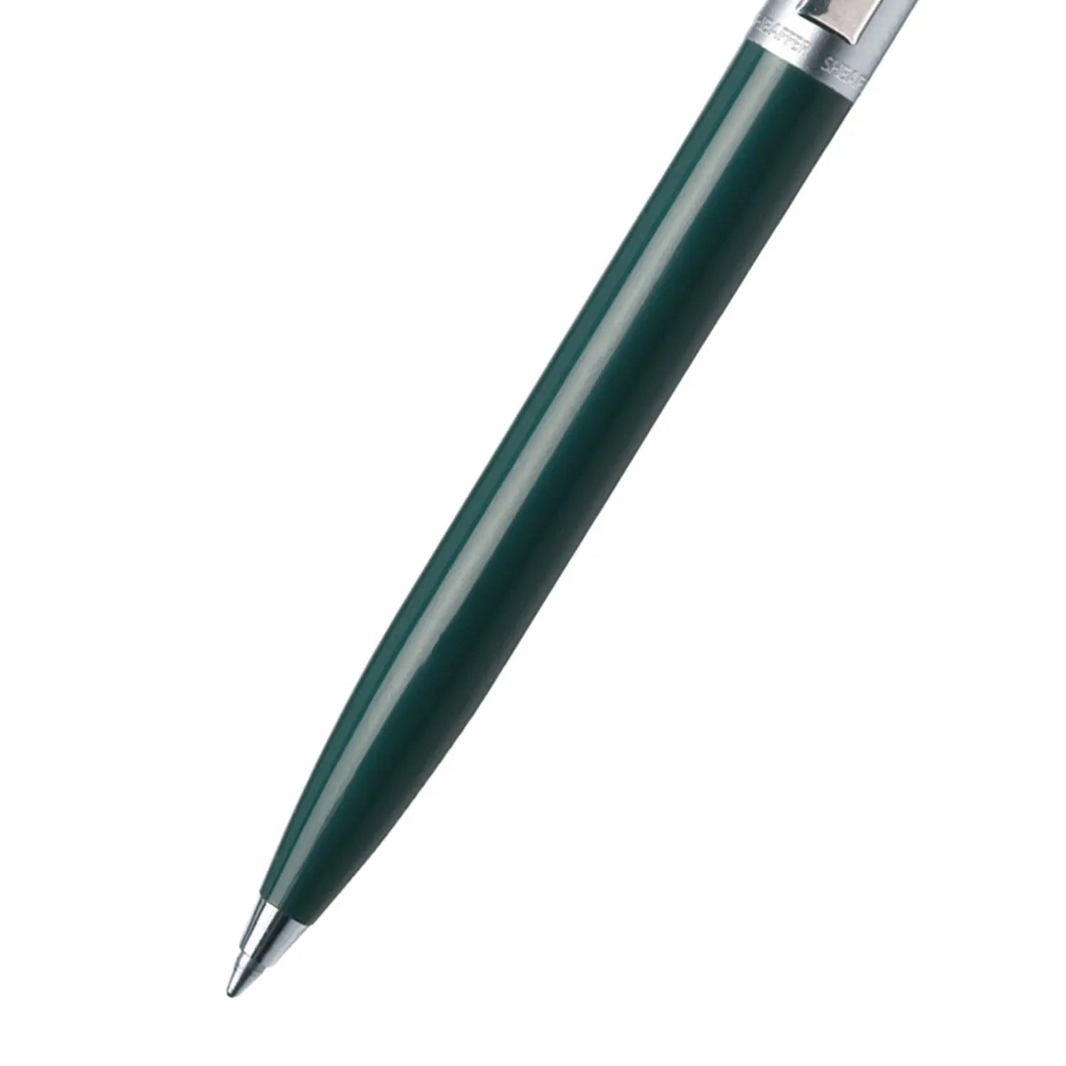 Sheaffer® Sentinel Dark Green and Chrome Ballpoint Pen With Chrome Trims - My Store