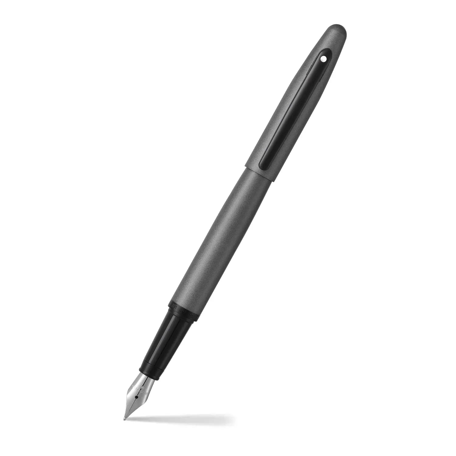 Sheaffer® VFM 9424 Matte Gray Fountain Pen With Matte Black Trim - Medium - My Store