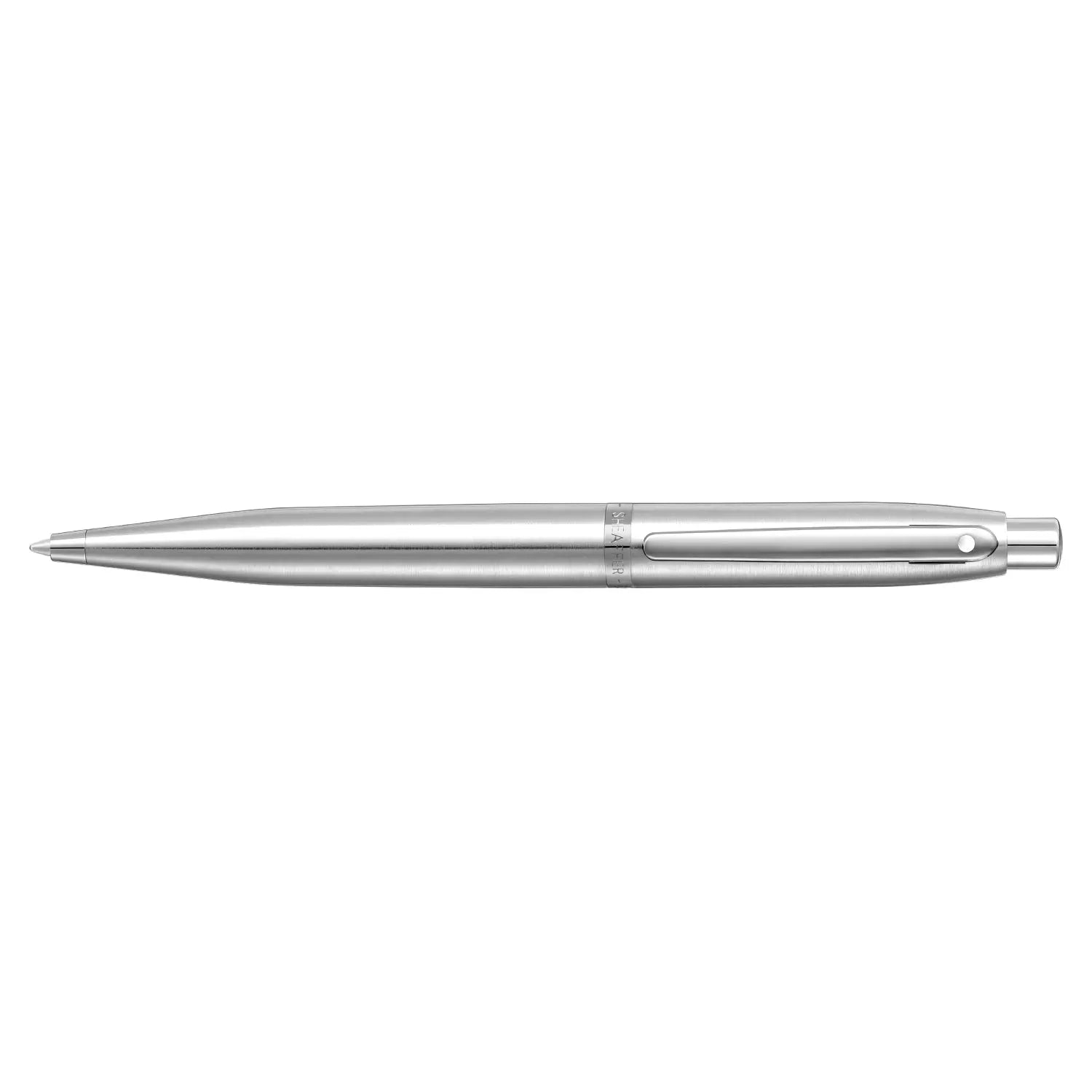 Sheaffer® VFM 9426 Brushed Chrome Ballpoint Pen With Chrome Trim - My Store