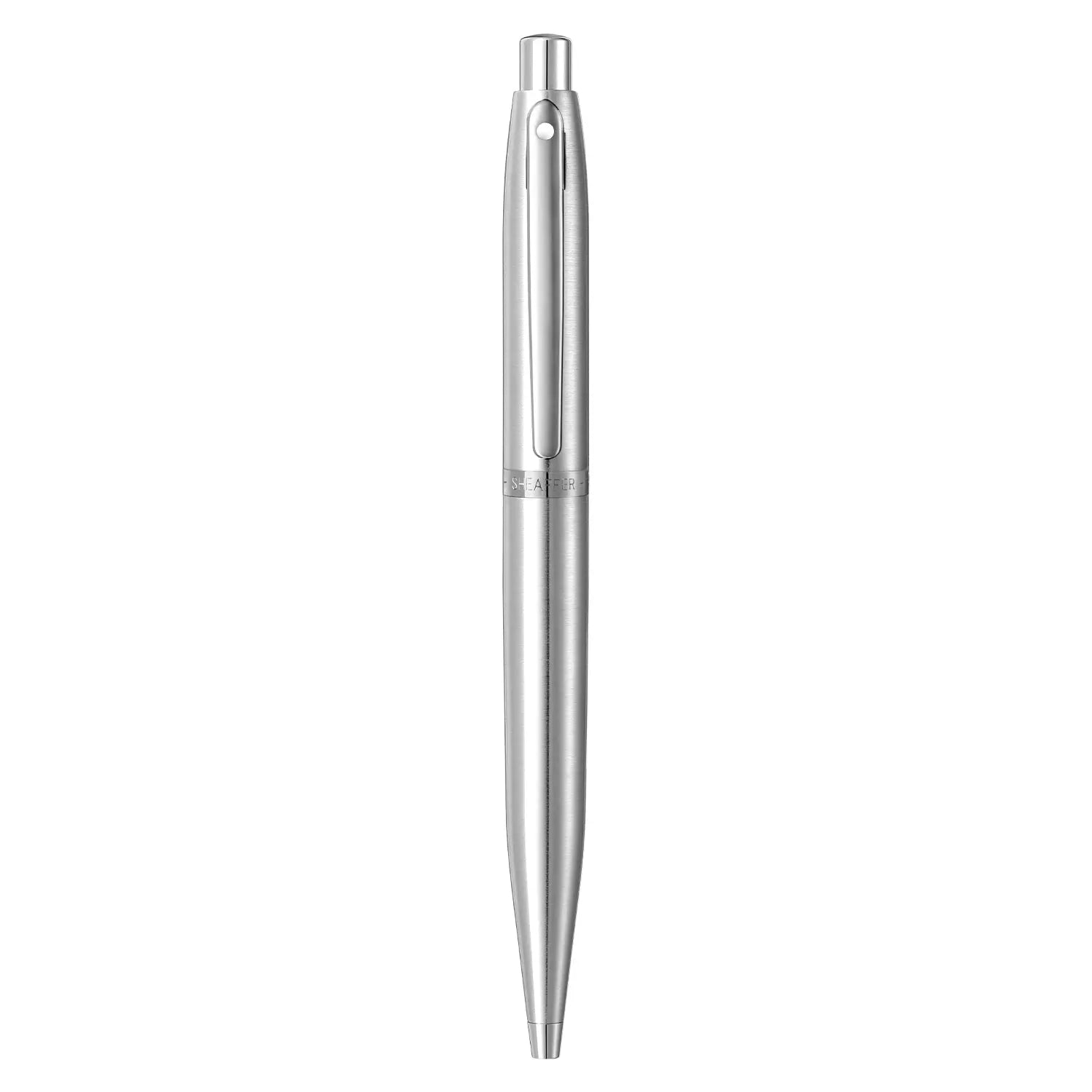 Sheaffer® VFM 9426 Brushed Chrome Ballpoint Pen With Chrome Trim - My Store