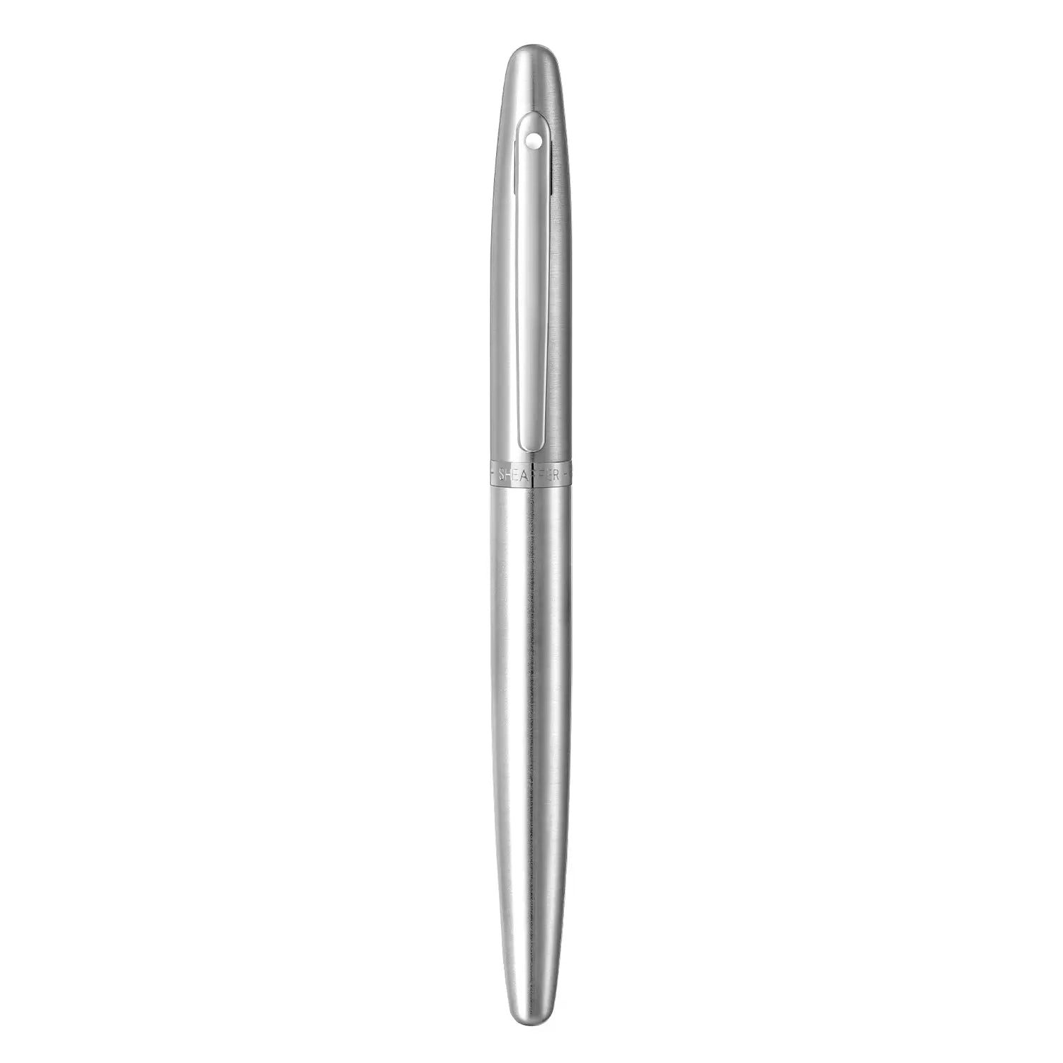 Sheaffer® VFM 9426 Brushed Chrome Rollerball Pen With Chrome Trim - My Store