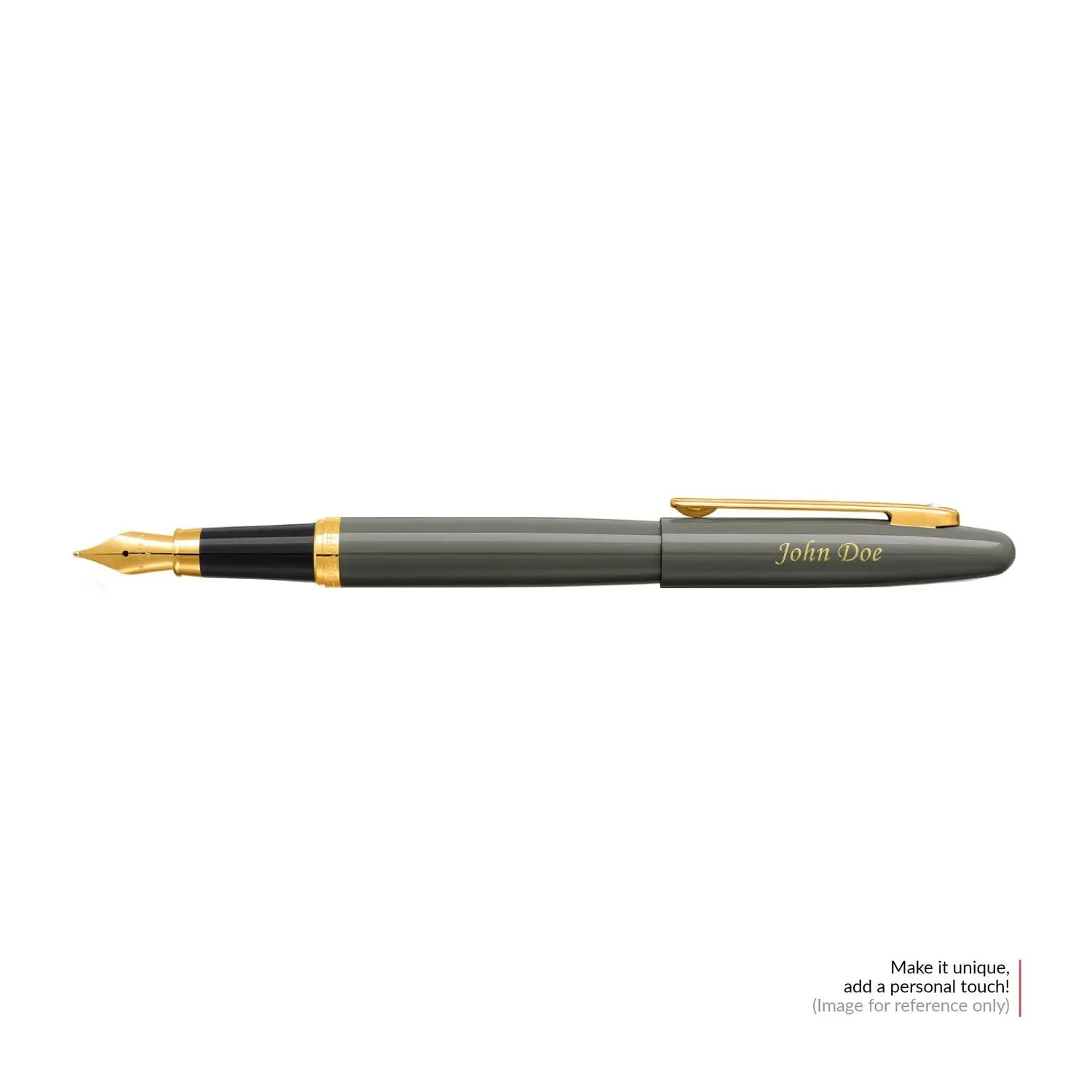 Sheaffer® VFM 9427 Glossy Light Gray Ballpoint Pen With PVD Gold-Tone Trim - My Store