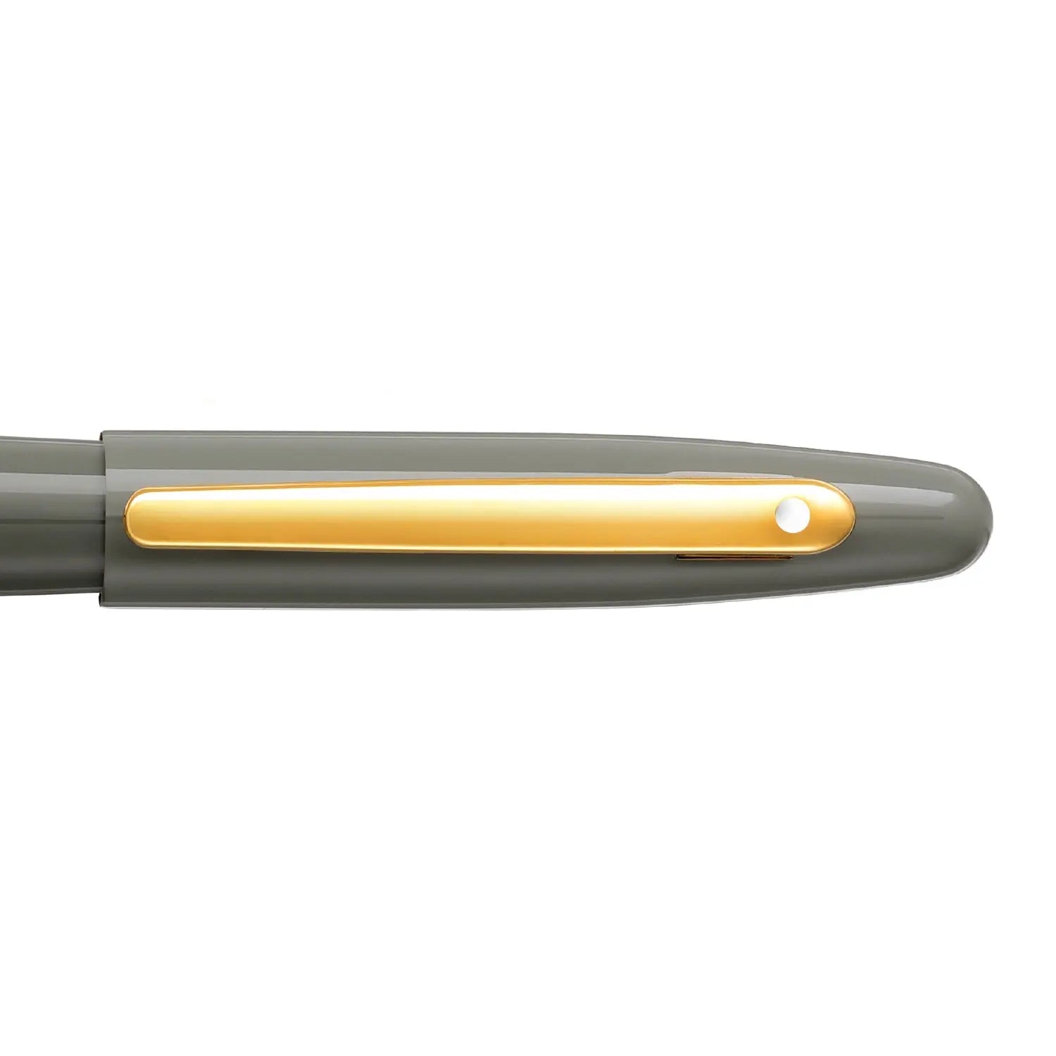 Sheaffer® VFM 9427 Glossy Light Gray Fountain Pen With PVD Gold-Tone Trim - Medium - My Store