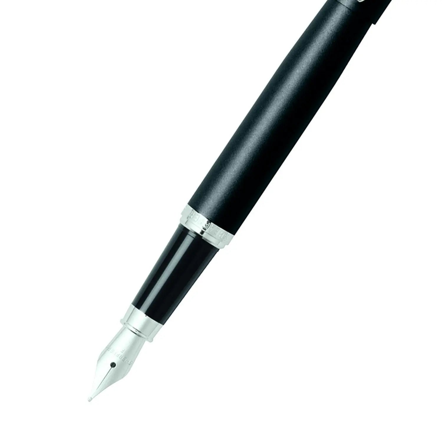 Sheaffer® VFM Matte Black Fountain Pen With Chrome Trims - Fine - My Store