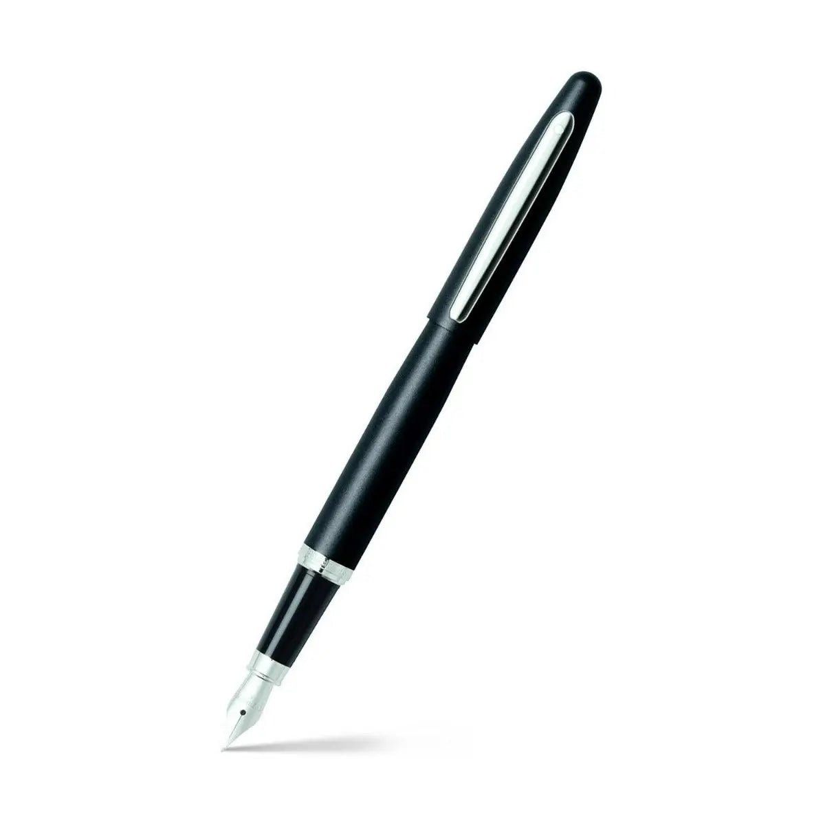 Sheaffer® VFM Matte Black Fountain Pen With Chrome Trims - Fine - My Store