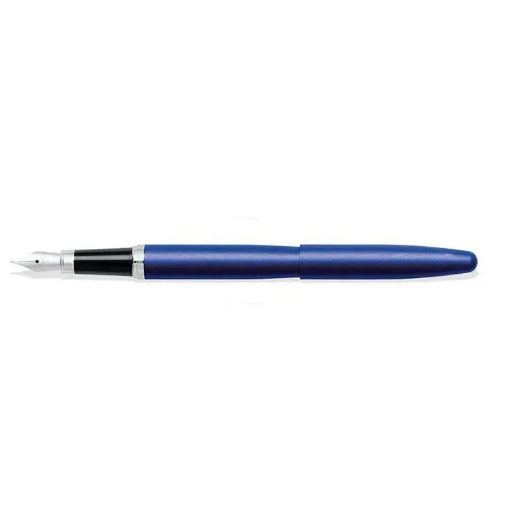 Sheaffer® VFM Neon Blue Fountain Pen With Chrome Trims - Fine - My Store