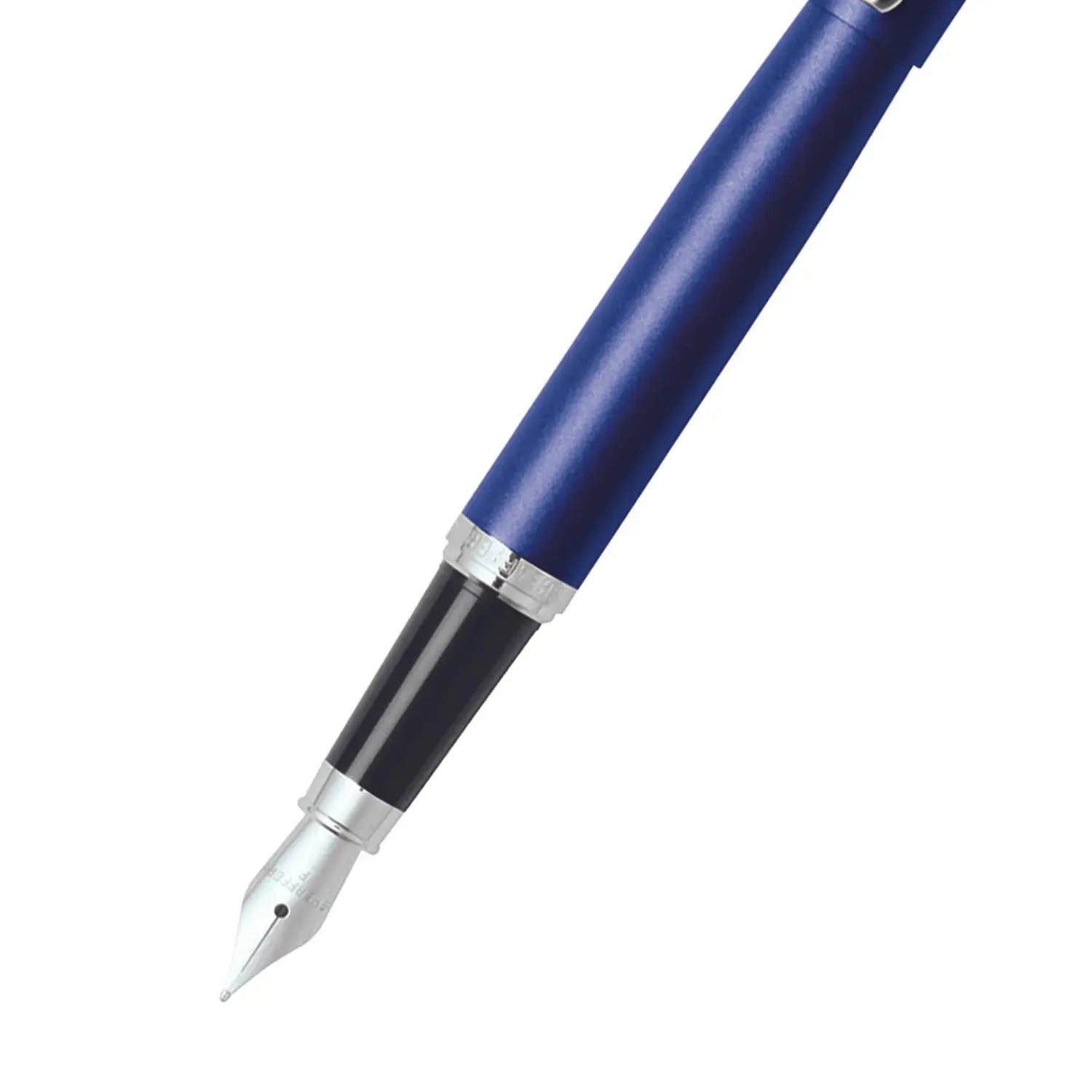 Sheaffer® VFM Neon Blue Fountain Pen With Chrome Trims - Fine - My Store