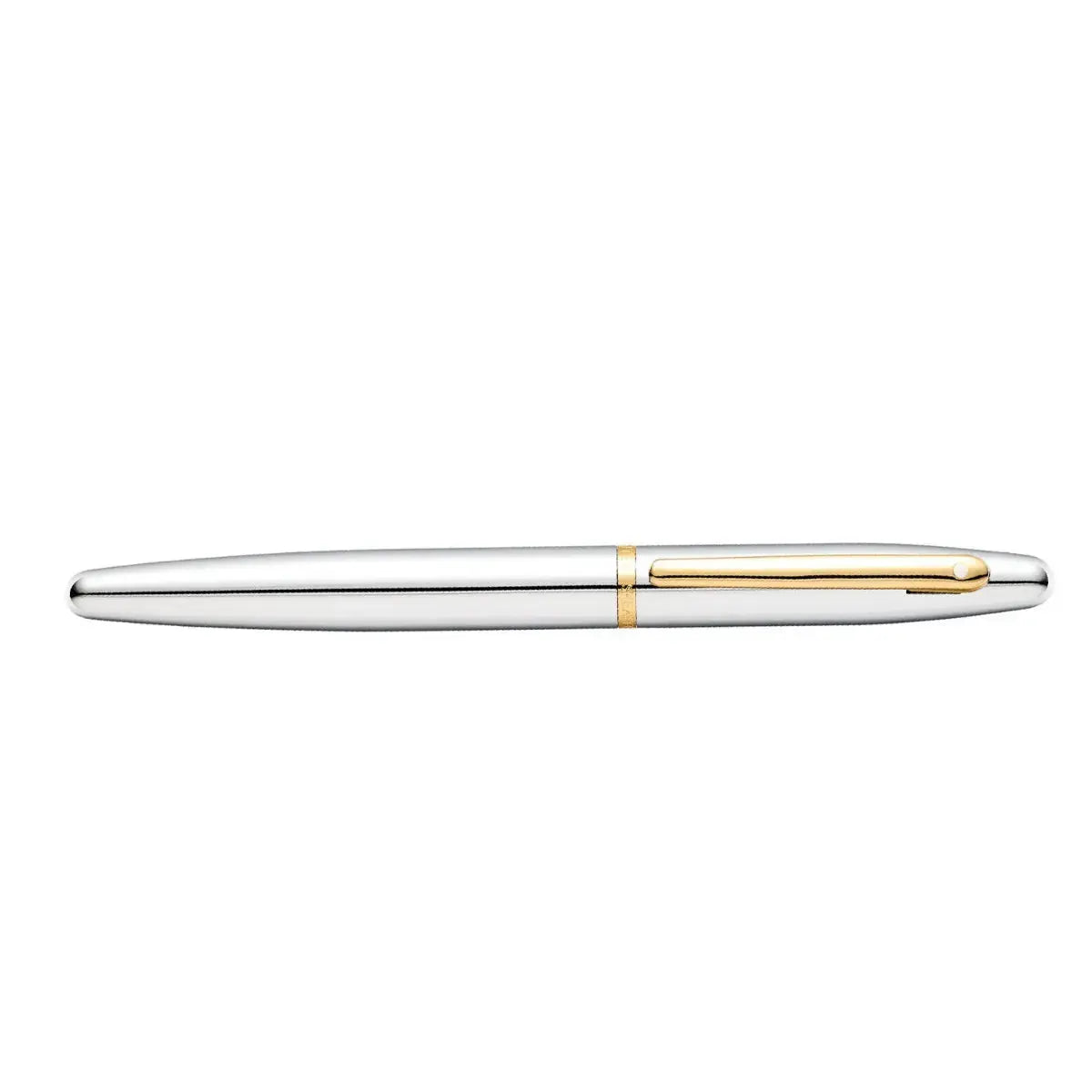 Sheaffer® VFM Polished Chrome Rollerball Pen With Gold Trims - My Store