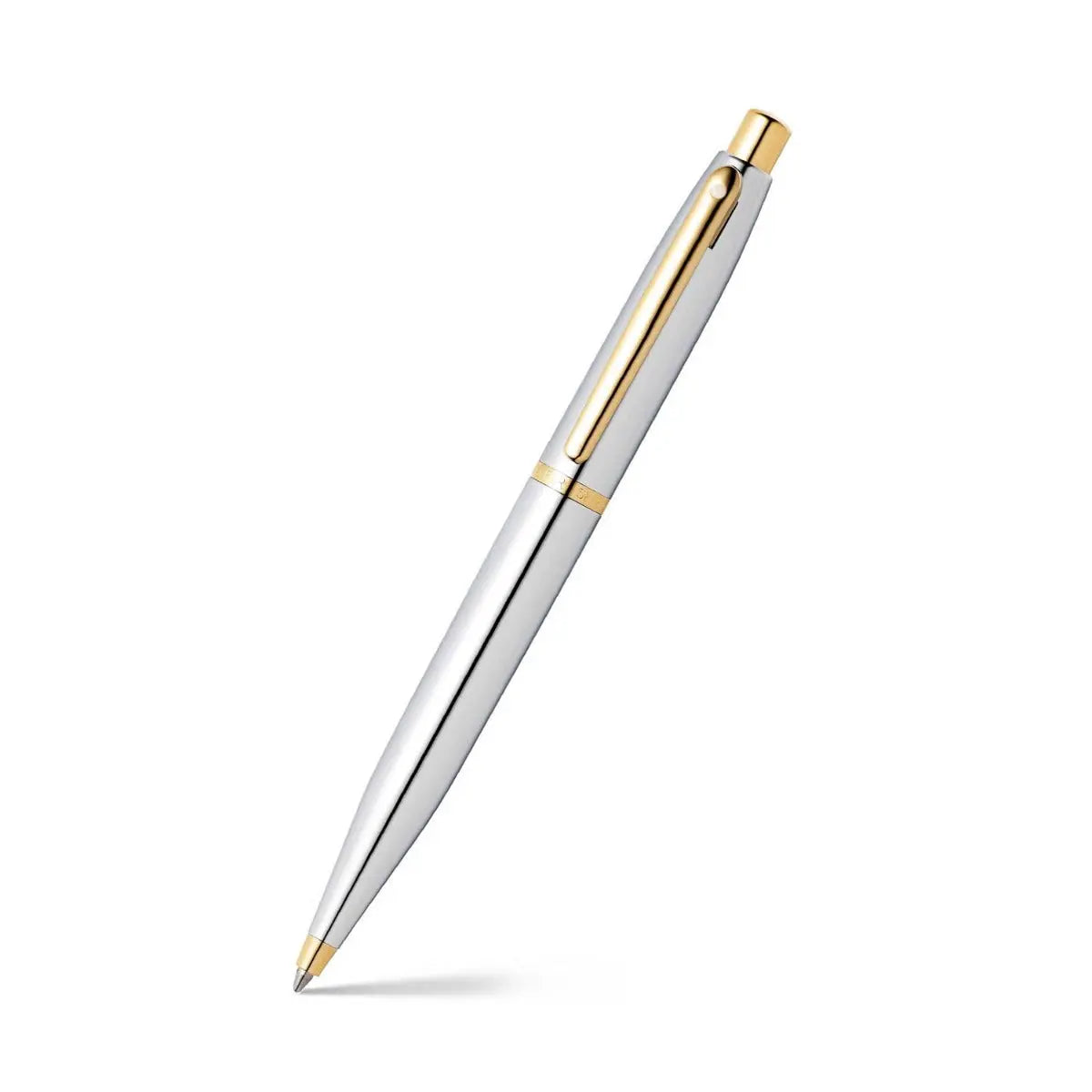 Sheaffer® VFM Polished Chrome with Gold Trims Ballpoint Pen - My Store