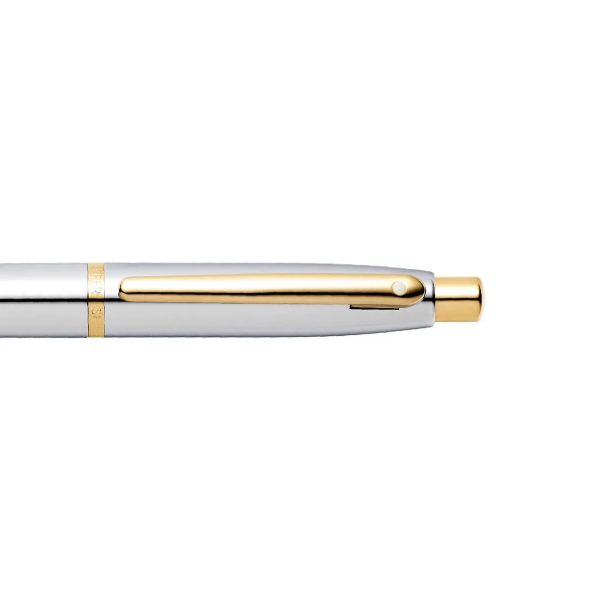 Sheaffer® VFM Polished Chrome with Gold Trims Ballpoint Pen - My Store