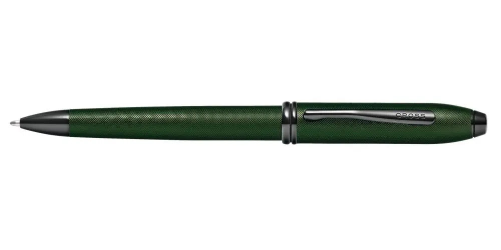 Townsend Matte Green PVD Micro-knurl Ballpoint Pen Cross