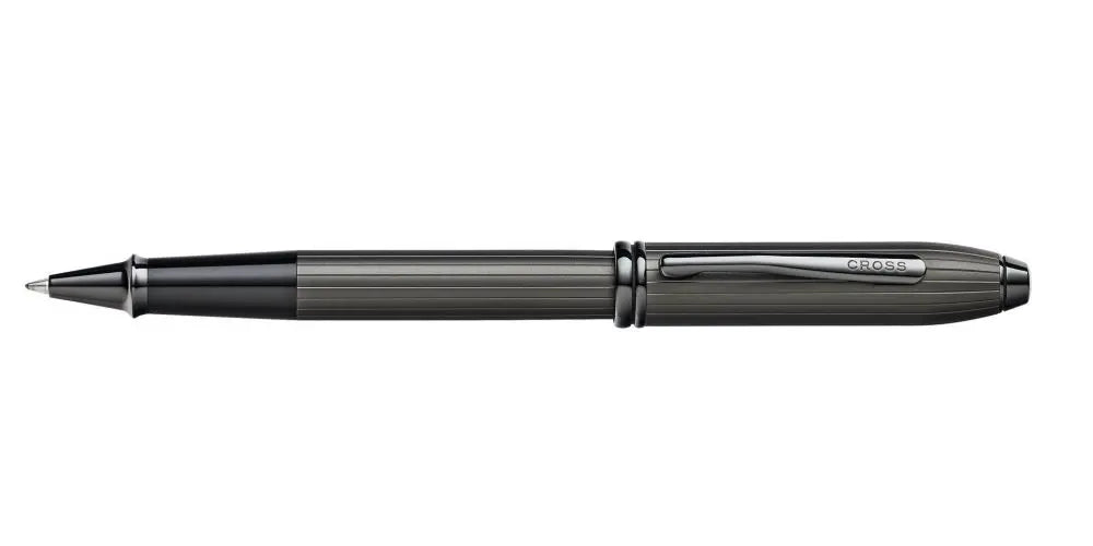 Townsend® Matte Black PVD Rollerball Pen Cross